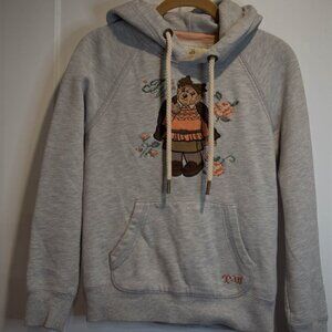 103 TeenieWeenie Grey  Bear Hoodie